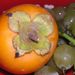 Ovoce a zelenina: <i>Diospyros kaki</i> (tomel japonský) <i>Ebenaceae</i>